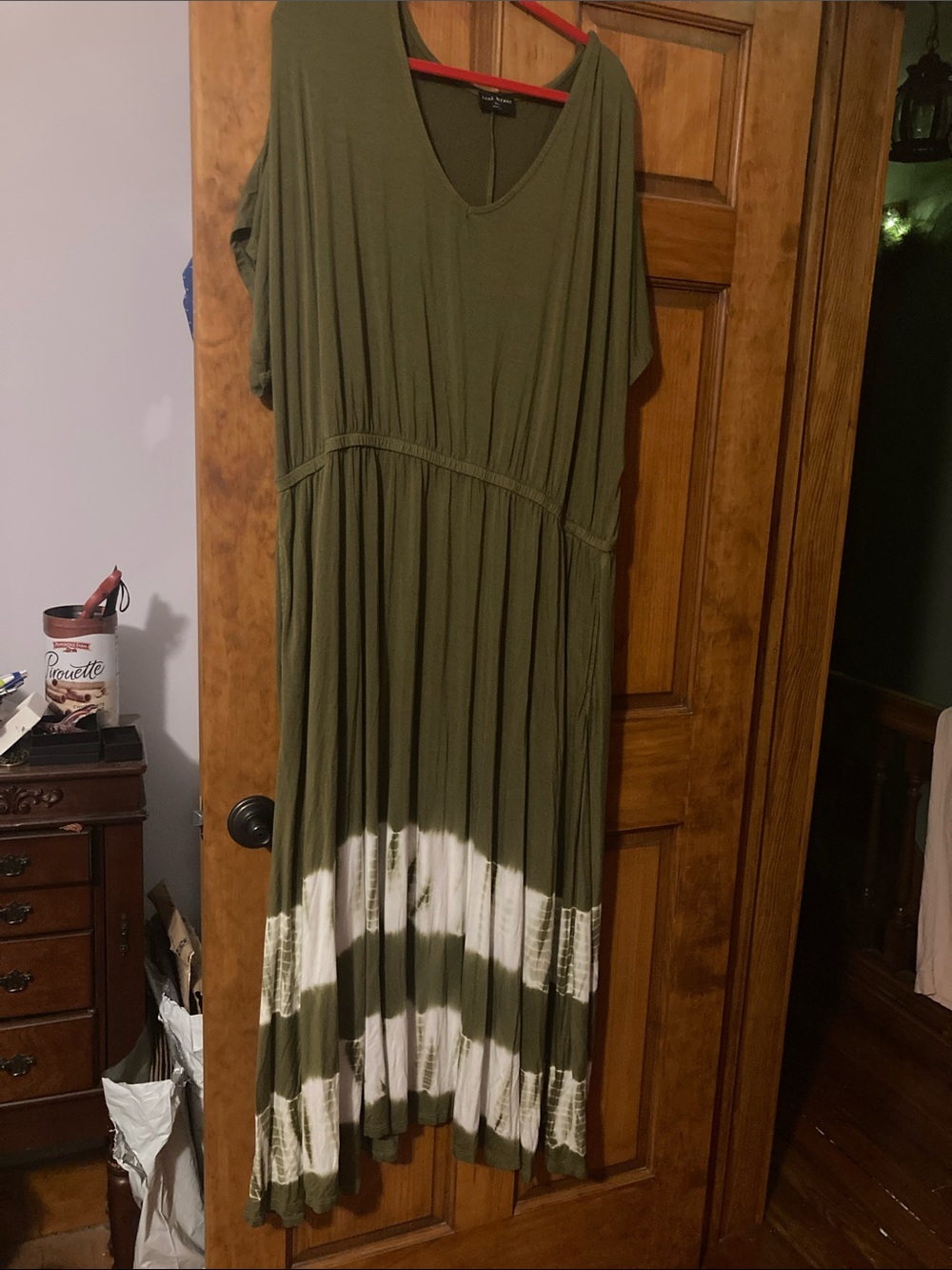 Lane Bryant Olive Green maxi Dress